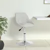 Image de vidaXL Chaise de salle à manger Blanc Similicuir 335149