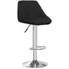 Image de vidaXL Vidaxl Tabouret De Bar Noir Similicuir