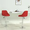 Image de vidaXL Tabourets de bar lot de 2 rouge bordeaux similicuir335185