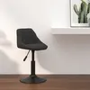 Image de vidaXL Tabouret de bar Noir Velours335313