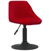 Image de vidaXL Vidaxl Tabouret De Bar Rouge Bordeaux Velours