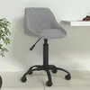 Image de vidaXL Chaise de salle à manger Gris clair Velours335360