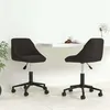 Image de vidaXL Chaises pivotantes à manger lot de 2 noir velours335492