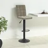 Image de vidaXL Vidaxl Tabouret De Bar Gris Clair Velours