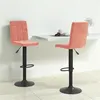 Image de vidaXL Tabourets de bar lot de 2 rose velours335768