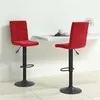 Image de vidaXL Tabourets de bar lot de 2 rouge bordeaux velours335769