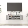 Image de vidaXL Meuble TV suspendu Gris béton 100x30x26,5 cm Bois d’ingénierie806233