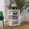 Image de vidaXL Armoire latérale Blanc 35x35x55 cm Aggloméré806274