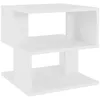 Image de vidaXL Vidaxl Table D'appoint Blanc 40x40x40 Cm Aggloméré