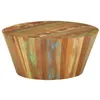 Image de vidaXL Table basse Ø65x31 cm Bois de récupération massif328301