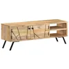 Image de vidaXL Meuble TV 110x30x40 cm Bois massif de manguier 328312
