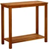 Image de Vidaxl Table Console De Jardin 80x35x75 Cm Bois D'acacia Solide