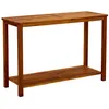 Image de vidaXL Table console de jardin 110x40x75 cm Bois d'acacia solide316406