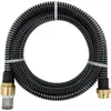 Image de vidaXL vidaXL Tuyau d'aspiration avec raccords en laiton 10 m 25 mm Noir