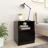 Image de vidaXL Tables de chevet 2 pcs Noir 40x40x50 cm Aggloméré806160