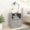 Image de vidaXL Table de chevet Gris béton 40x40x50 cm Aggloméré806165