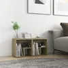 Image de vidaXL Tables de chevet 2pcs chêne sonoma 40x30x40cm bois d'ingénierie806335