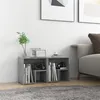 Image de vidaXL Tables de chevet 2 pcs gris béton 40x30x40 cm bois d'ingénierie806337