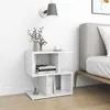 Image de vidaXL Table de chevet blanc 50x30x51,5 cm bois d'ingénierie806364