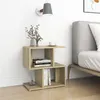 Image de vidaXL Tables de chevet 2pcs chêne sonoma 50x30x51,5cm bois ingénierie806371