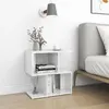 Image de vidaXL Tables de chevet 2 pcs blanc brillant bois d'ingénierie806377