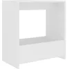 Image de vidaXL Vidaxl Table D'appoint Blanc 50x26x50 Cm Aggloméré