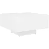 Image de Vidaxl Table Basse Blanc 60x60x31,5 Cm AgglomÃ©rÃ©