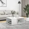 Image de vidaXL Table basse blanc 90x67x33 cm bois d'ingénierie806903