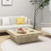 Image de vidaXL Table basse chêne sonoma 90x90x28 cm bois d'ingénierie