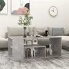 Image de vidaXL Table basse gris béton 100x50x40 cm bois d'ingénierie806925