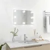 Image de vidaXL Miroir mural avec lampes LED Rectangulaire Verre3078637