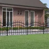 Image de vidaXL Clôture de jardin avec sommet de lance Noir 115 cm151079