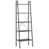 Image de vidaXL ÃtagÃ¨re sur pied 5 niveaux Noir 56x35x174 cm