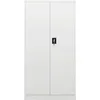 Image de vidaXL Vidaxl Armoire À Casiers Blanc 90x40x180 Cm Acier
