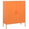 Image de vidaXL Armoire de rangement Orange 80x35x101,5 cm Acier336165