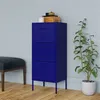 Image de vidaXL Armoire de rangement Bleu marine 42,5x35x101,5 cm Acier336181