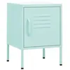 Image de Vidaxl Table De Chevet Vert Menthe 35x35x51 Cm Acier