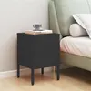Image de vidaXL Table de chevet Anthracite 35x35x51 cm Acier336213