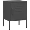 Image de vidaXL Table de chevet Anthracite 35x35x51 cm Acier