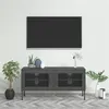 Image de vidaXL Meuble TV Anthracite 105x35x50 cm Acier336240