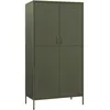 Image de vidaXL Vidaxl Garde-Robe Vert Olive 90x50x180 Cm Acier