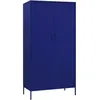 Image de vidaXL Vidaxl Garde-Robe Bleu Marine 90x50x180 Cm Acier