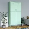 Image de vidaXL Garde-robe Vert menthe 90x50x180 cm Acier