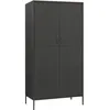 Image de vidaXL Vidaxl Garde-Robe Anthracite 90x50x180 Cm Acier
