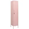 Image de vidaXL Armoire Â¿Â¿ casiers Rose 35x46x180 cm Acier