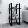 Image de vidaXL Bibliothèque à 2 niveaux gris 40x30x70 cm bois d'ingénierie806409