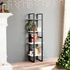 Image de vidaXL Bibliothèque à 4 niveaux blanc 40x30x140 cm bois de pin massif806423