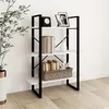 Image de vidaXL Bibliothèque à 3 niveaux Blanc 80x30x105 cm Bois de pin massif806533