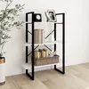 Image de vidaXL Vidaxl Bibliothèque À 3 Niveaux Blanc 80x30x105 Cm Bois De Pin Massif