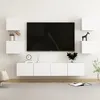 Image de vidaXL Ensemble de meubles TV 6 pcs Blanc Bois d'ingÃ©nierie